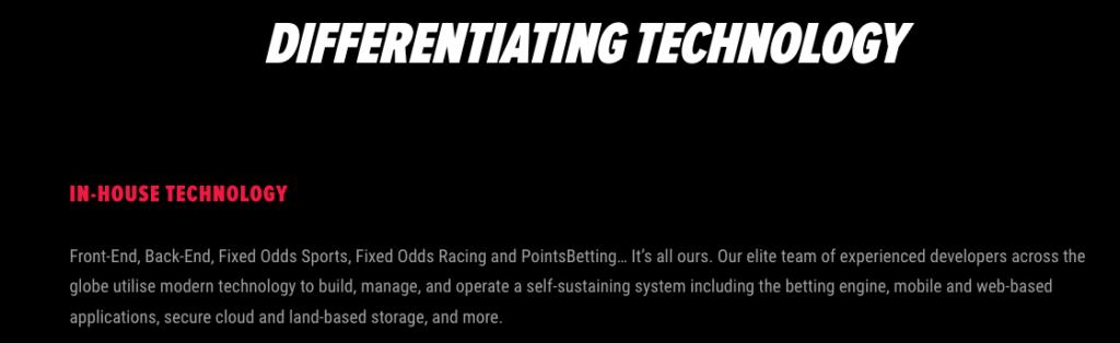 interface pointsbet